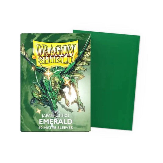 Dragon Shield Japanese Matte Sleeves Emerald - Cartoncito Cards