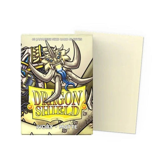 Dragon Shield Japanese Matte Sleeves Ivory - Cartoncito Cards