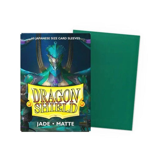 Dragon Shield Japanese Matte Sleeves Jade - Cartoncito Cards