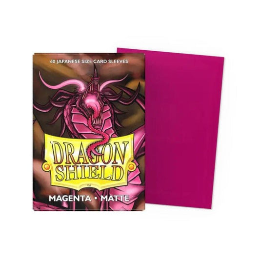 Dragon Shield Japanese Matte Sleeves Magenta - Cartoncito Cards