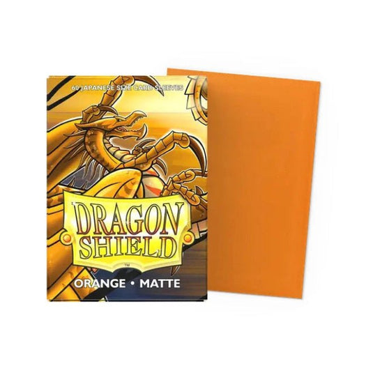 Dragon Shield Japanese Matte Sleeves Orange - Cartoncito Cards