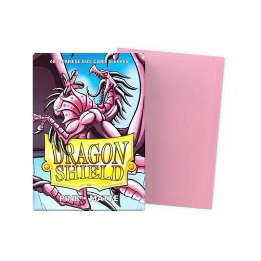 Dragon Shield Japanese Matte Sleeves Pink - Cartoncito Cards