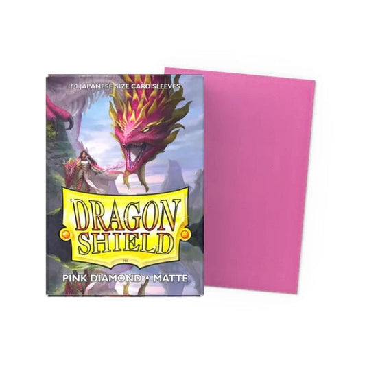 Dragon Shield Japanese Matte Sleeves Pink Diamond - Cartoncito Cards