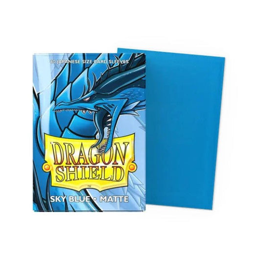 Dragon Shield Japanese Matte Sleeves Sky Blue - Cartoncito Cards