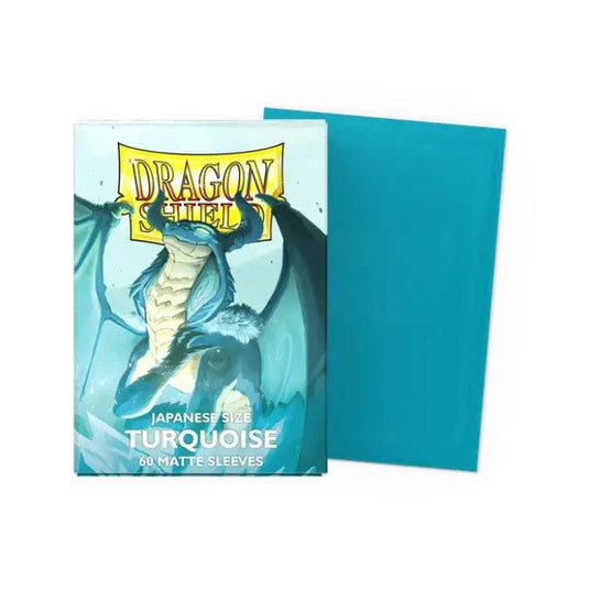 Dragon Shield Japanese Matte Sleeves Turquoise - Cartoncito Cards