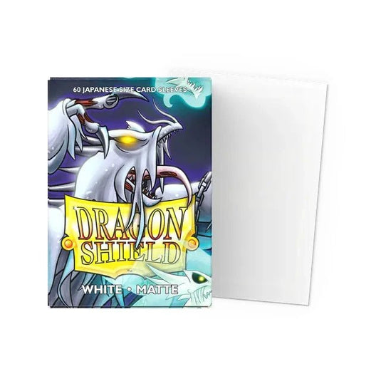 Dragon Shield Japanese Matte Sleeves White - Cartoncito Cards