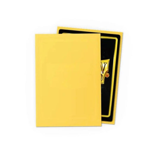 Dragon Shield Japanese Matte Sleeves Yellow - Cartoncito Cards