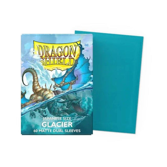 Dragon Shield Japanese size Matte Dual Sleeves Glacier - Cartoncito Cards
