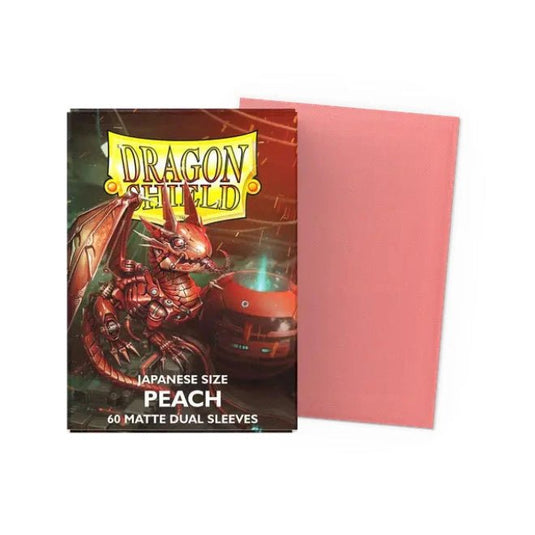 Dragon Shield Japanese size Matte Dual Sleeves Peach Piip - Cartoncito Cards