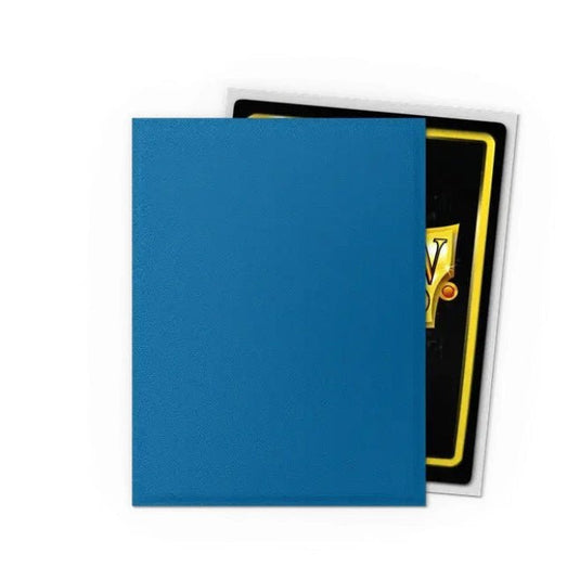 Dragon Shield Standard Dual Matte Sleeves Blue Silver - Cartoncito Cards