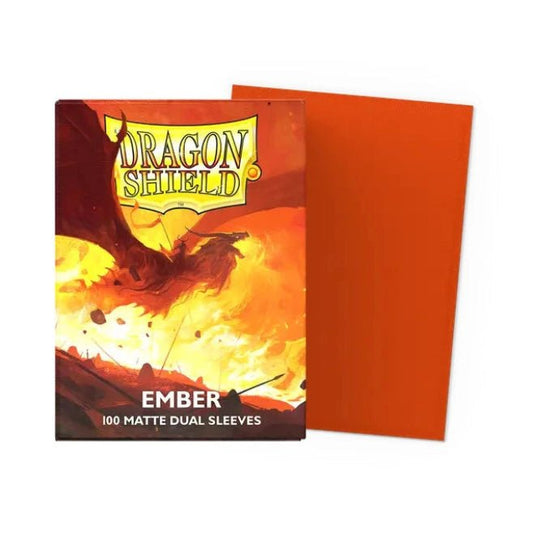 Dragon Shield Standard Dual Matte Sleeves Ember - Cartoncito Cards