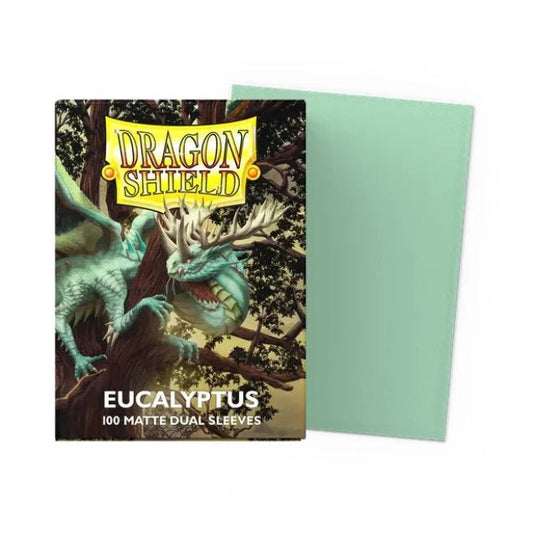 Dragon Shield Standard Dual Matte Sleeves Eucalyptus - Cartoncito Cards
