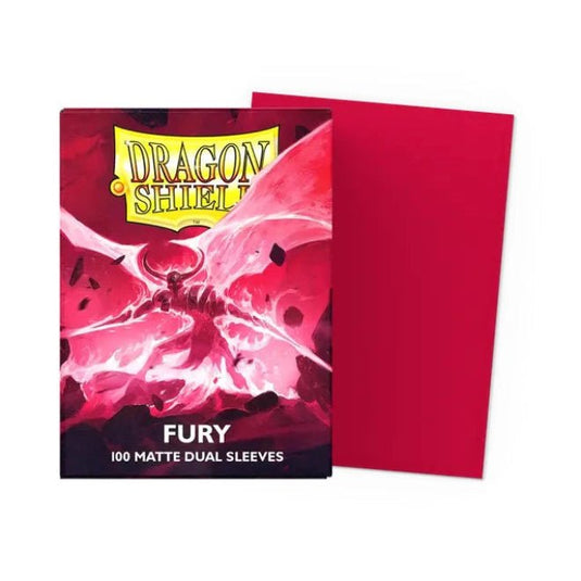 Dragon Shield Standard Dual Matte Sleeves Fury - Cartoncito Cards