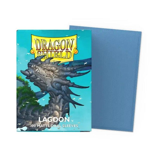 Dragon Shield Standard Dual Matte Sleeves Lagoon - Cartoncito Cards
