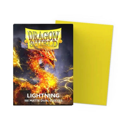 Dragon Shield Standard Dual Matte Sleeves Lightning - Cartoncito Cards