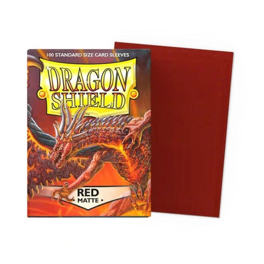 Dragon Shield Standard Matte Red - Cartoncito Cards