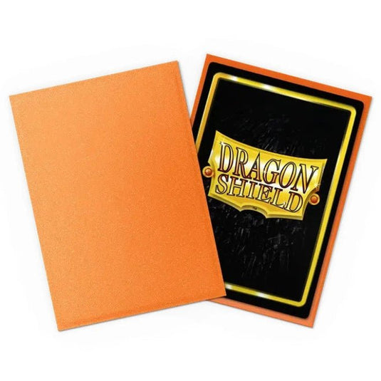 Dragon Shield Standard Matte Sleeves Amber - Cartoncito Cards
