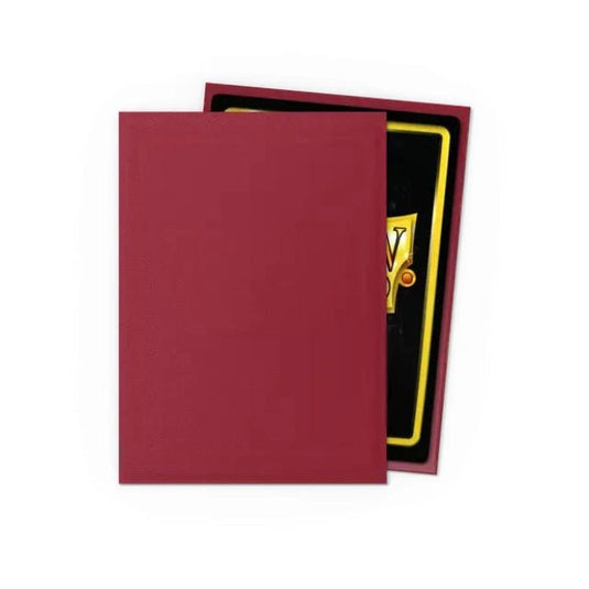 Dragon Shield Standard Matte Sleeves Blood Red - Cartoncito Cards