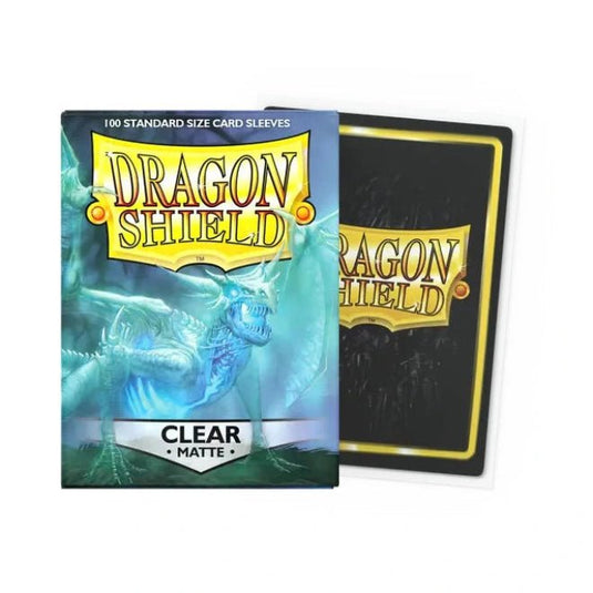 Dragon Shield Standard Matte Sleeves Clear - Cartoncito Cards