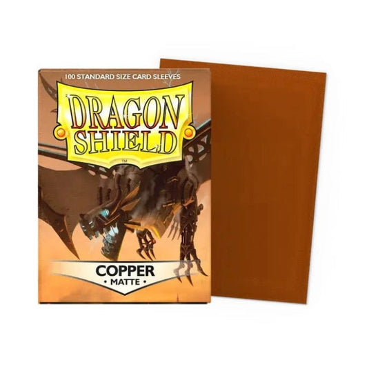 Dragon Shield Standard Matte Sleeves Copper - Cartoncito Cards