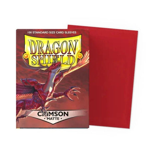 Dragon Shield Standard Matte Sleeves Crimson - Cartoncito Cards