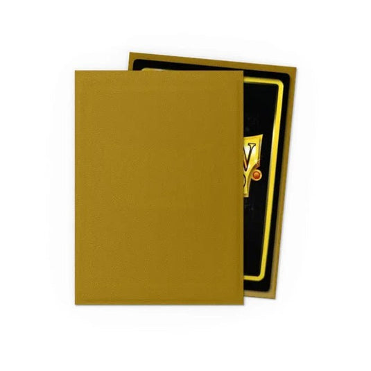 Dragon Shield Standard Matte Sleeves Gold - Cartoncito Cards