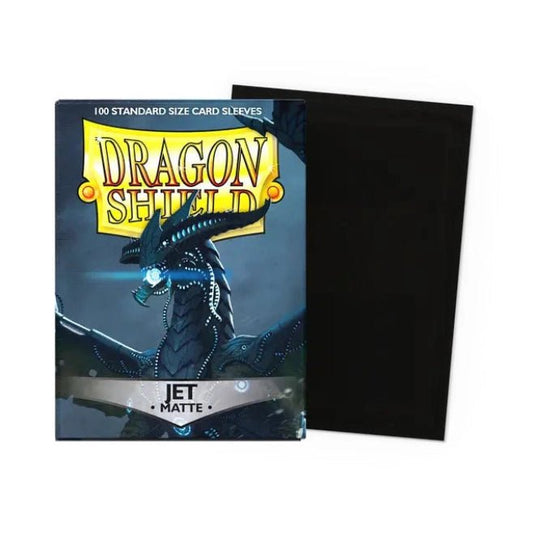 Dragon Shield Standard Matte Sleeves Jet - Cartoncito Cards
