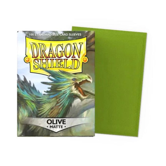 Dragon Shield Standard Matte Sleeves Olive - Cartoncito Cards