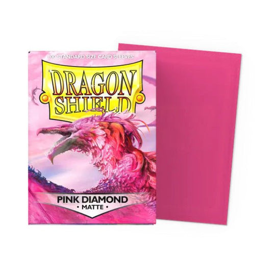Dragon Shield Standard Matte Sleeves Pink Diamond - Cartoncito Cards