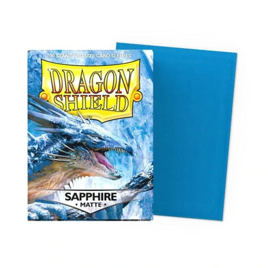 Dragon Shield Standard Matte Sleeves Sapphire - Cartoncito Cards