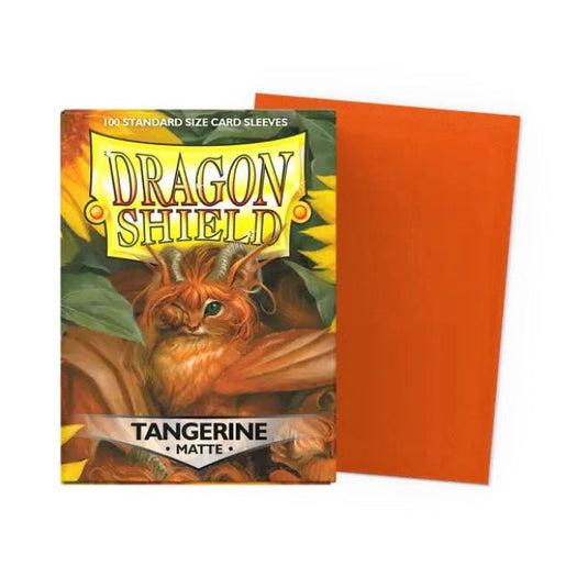 Dragon Shield Standard Matte Sleeves Tangerine - Cartoncito Cards