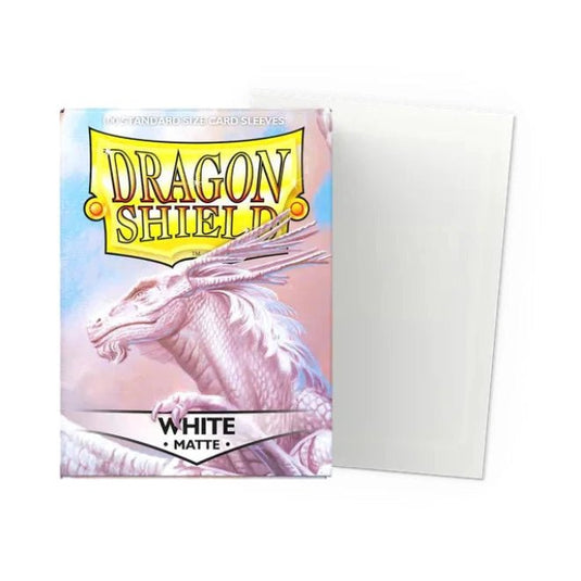 Dragon Shield Standard Matte White - Cartoncito Cards