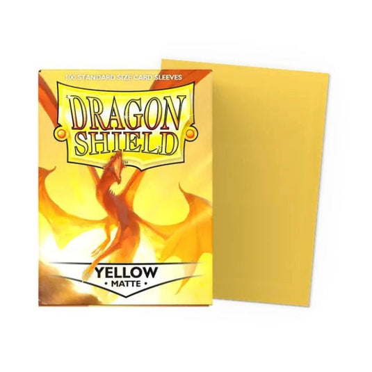 Dragon Shield Standard Matte Yellow - Cartoncito Cards