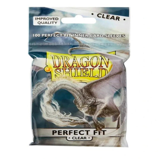 Dragon Shield Standard Perfect Fit Clear/Clear - Cartoncito Cards