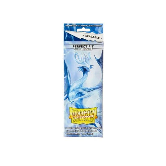 Dragon Shield Standard Perfect Fit Sealable Sleeves Clear - Cartoncito Cards