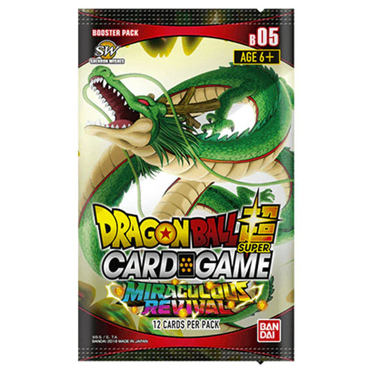 Dragon Ball Super Card Game B05 Miraculous Revival Booster Pack