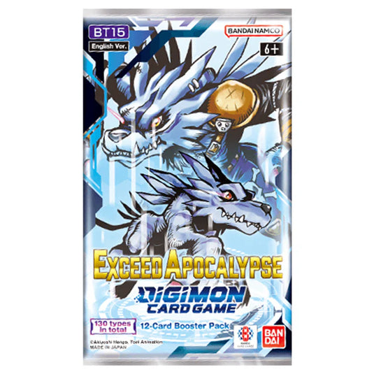 Digimon Card Game BT15 Exceed Apocalypse Booster Pack