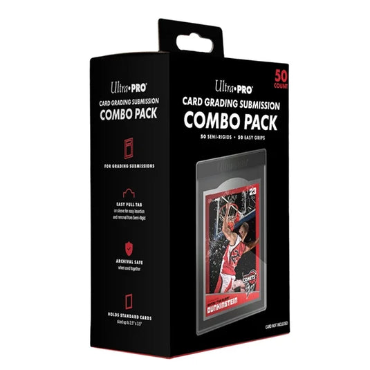 Ultra Pro Grading Card Submission Combo Pack Semi-Rigids & Easy Pull Sleeves 50ct