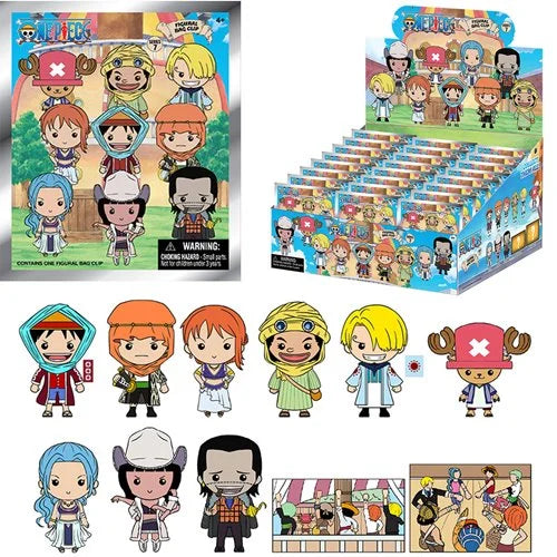 One Piece Series 7 3D Foam Bag Clip