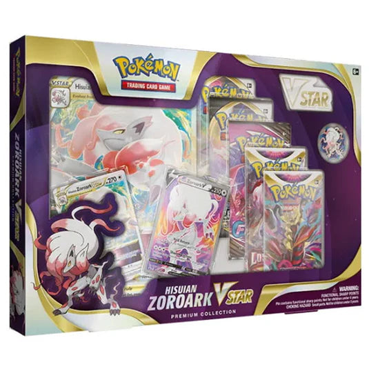 Pokemon Hisuian Zoroark VSTAR Premium Collection (Español)