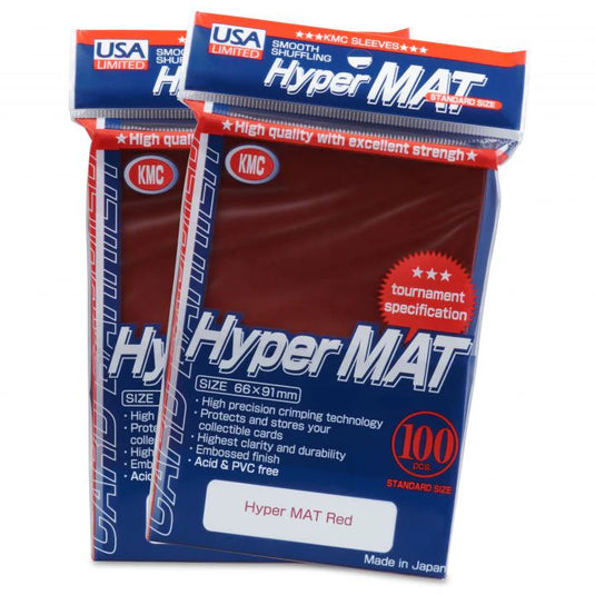 KMC Hyper Mat 100ct Red
