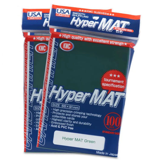 KMC Hyper Mat 100ct Green