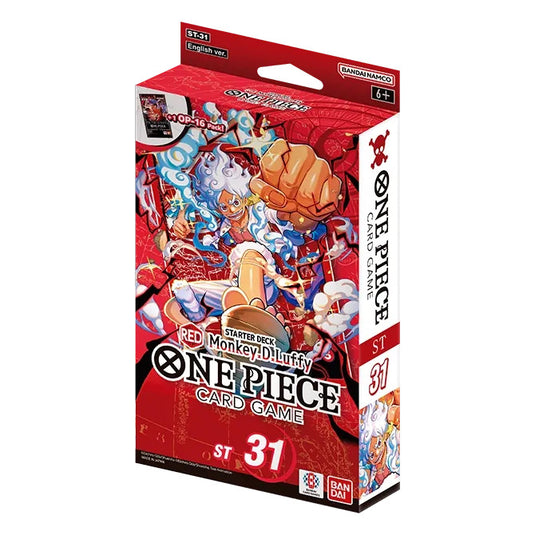 One Piece Card Game Starter Deck RED Monkey.D.Luffy ST-31