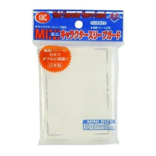 KMC Mini Character Sleeve Guard 60ct Clear