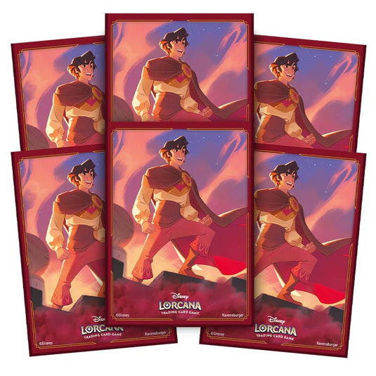 Lorcana Aladdin Fundas para cartas - Cartoncito Cards