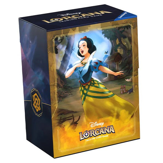 Lorcana Snow White Deck Box - Cartoncito Cards