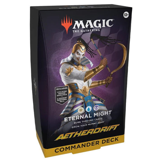 Magic The Gathering Aetherdrift Commander Deck Eternal Might - Cartoncito Cards