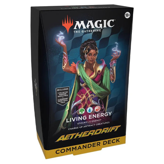 Magic The Gathering Aetherdrift Commander Deck Living Energy - Cartoncito Cards