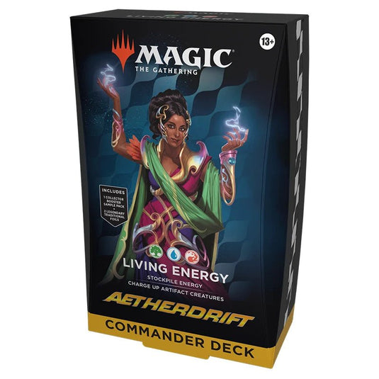 Magic The Gathering Aetherdrift Commander Deck Living Energy - Cartoncito Cards