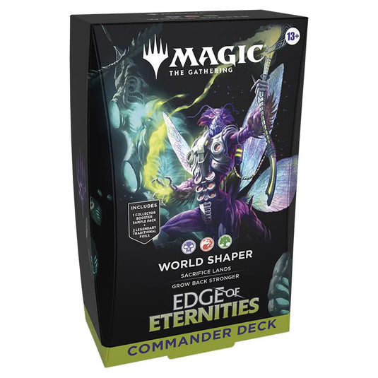 Magic The Gathering Edge of Eternities Commander Deck World Shaper - Cartoncito Cards